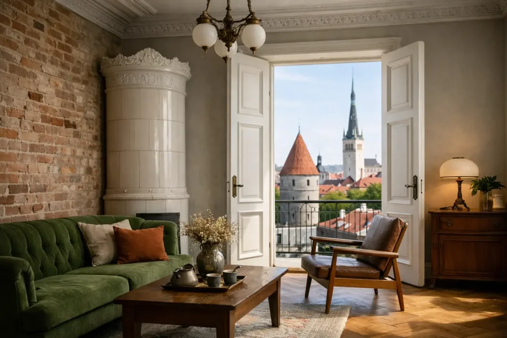 Autentsete detailidega korter Tallinna südames