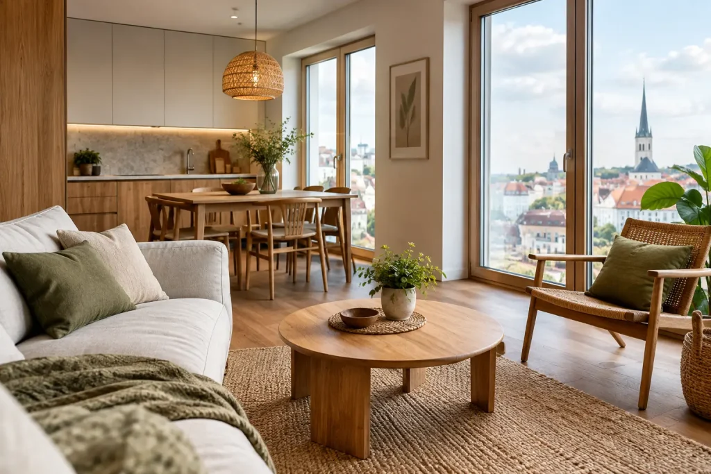 Looduslike materjalidega korter Tallinnas